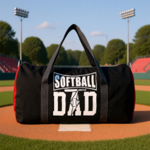 Sac De Sport Papa de softball Légende de baseball Éclair