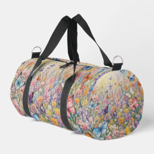 Sac De Sport Papillons du Paradis – Une Fleur Sauvage Colorée 