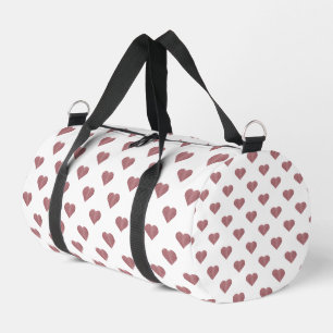 Sac De Sport Parties scintillant Rose Gold Coeurs Arrière - pla