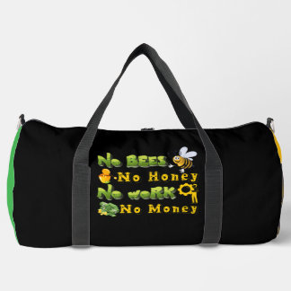 Sac De Sport Pas d'abeilles pas de miel pas d'argent