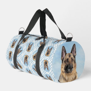 Sac De Sport Peinture berger allemande Tan mignonne Art chien o