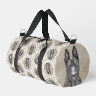 Sac De Sport Peinture de berger hollandais mignonne Art de chie