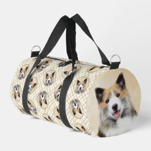 Sac De Sport Peinture islandaise sur chien de mer Tan art origi