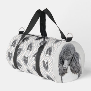 Sac De Sport Peinture standard de caniche Parti Black White Chi