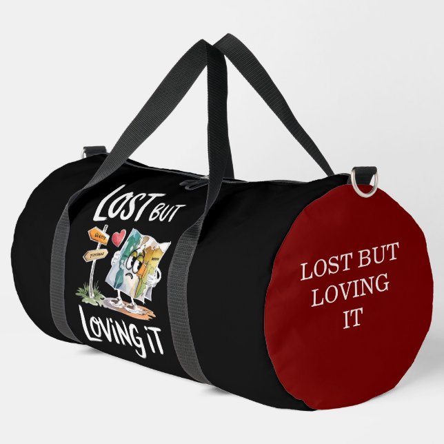 Sac De Sport Perdu et amour du voyage (Coin gauche)