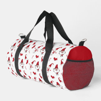 Sac De Sport Père Noël Ornemental Motif blanc Noël