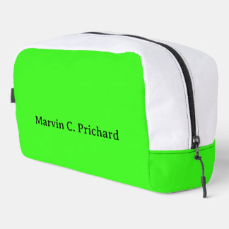 Sac de sport personnalisé couleur unie vert néon