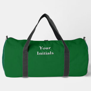 Sac De Sport Personnalisez Avec Vos Initiales Vert
