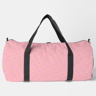 Sac De Sport Pétale Pop - Motif géométrique rose & or sans cout