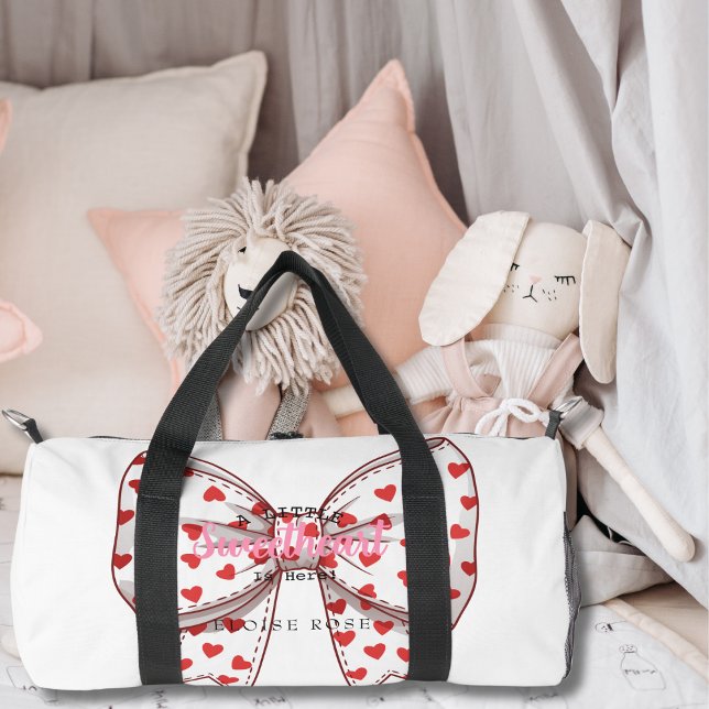 Sac De Sport Petit amour jumelé hôpital nouveau-né (Little Sweetheart Matching Newborn Hospital Duffle Bag)