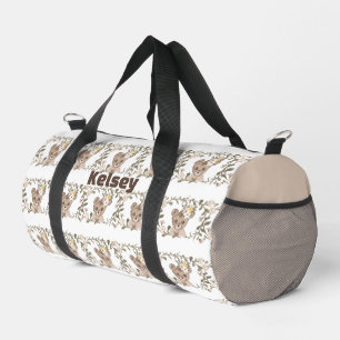 Sac De Sport Petits Ours Brown En Vigne
