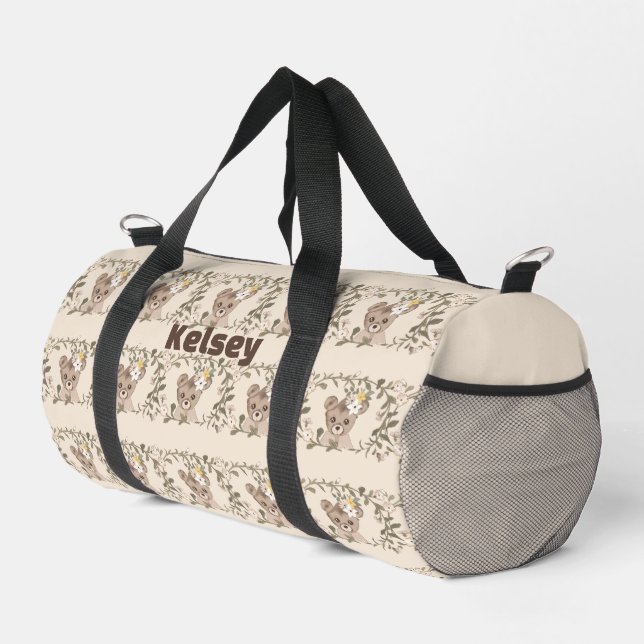 Sac De Sport Petits Ours Brown En Vigne (Coin droit)