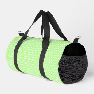 Sac De Sport Petits Points Blancs Élégants Motif Sur Vert Clair