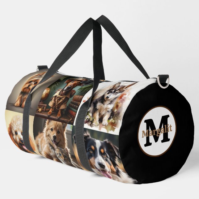 Sac De Sport Photos d'animaux de compagnie ou toute photo perso (Coin gauche)