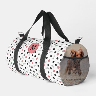 Sac De Sport Photos et Monogrammes de Chien de Balles de Paws R
