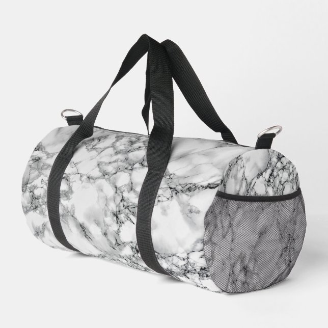 Sac De Sport Pierre Marbre blanc (Coin droit)