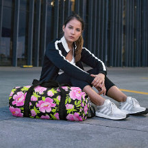 Pies d'aquarelle noire Floral