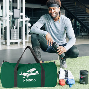 Sac De Sport Pilote Cool Avion Aviation Personnalisé Gym Voyage