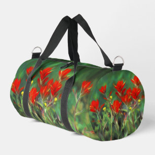 Sac De Sport Pinceau Indien Peinture Art Original de Fleur Sauv