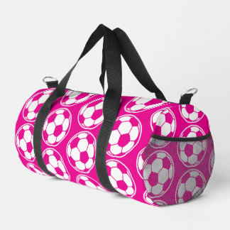 Sac De Sport Pink Soccer Ball Pattern Screwball Graphics