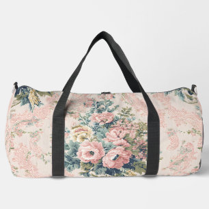 Sac De Sport Pivoine vintage et chintz à motifs paisley