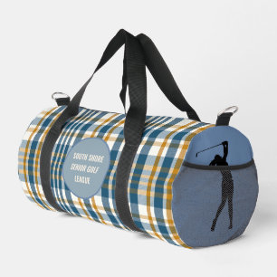 Sac De Sport Plaid de Golfeur principal "Blue Harvest"