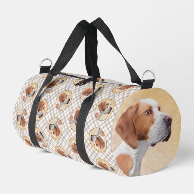 Sac De Sport Pointeur Peinture Anglais mignon Original Animal d (Coin gauche)