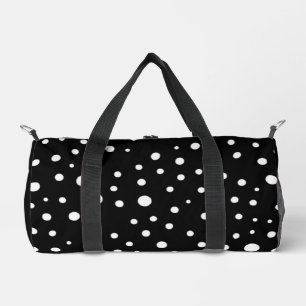 Sac De Sport Points blancs sur fond noir petit