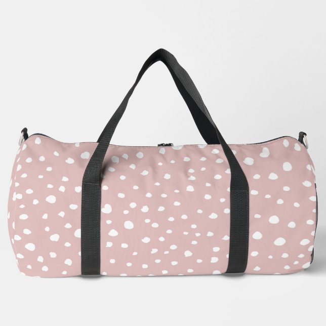 Sac De Sport Points Dalmatiens Rose, Points Dalmatiens, Impress (Recto)