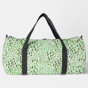 Sac De Sport Points Peints en Vert