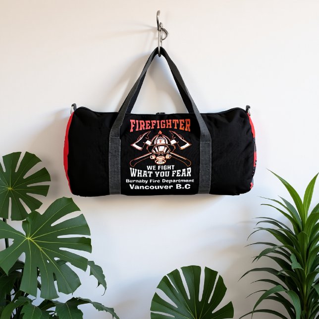 Sac De Sport Pompier Nous Combattons Ce Que Vous Craignez (Créateur téléchargé)