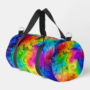 Sac De Sport Porteur de voyage à tourbillon de spectre vif