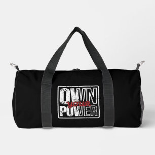 Sac De Sport Possédez Votre Pouvoir – Création de Citation Moti