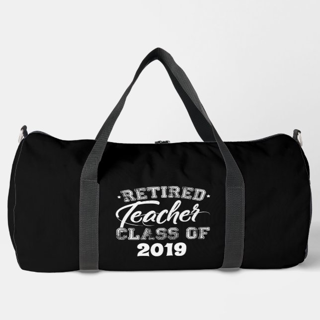 Sac De Sport Professeur retraité - Classe de [Votre année]! (Recto)