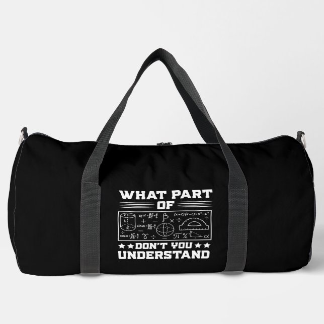 Sac De Sport Quelle partie du Don’t You Understanding (Recto)