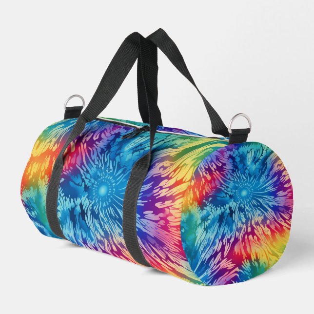 Sac De Sport Radiant Rainbow Tie Dye Travel Carrier (Coin gauche)