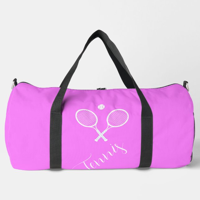 Sac De Sport Raquettes de tennis et Ball Deep Pink Custom (Recto)