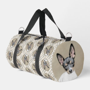 Sac De Sport Rat Terrier Peinture Tri Couleur Original Chien Ar