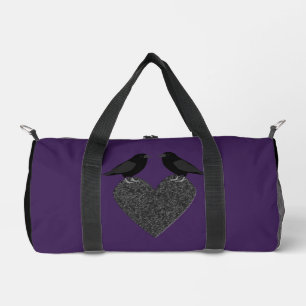 Sac De Sport Ravens gothiques et le coeur noir