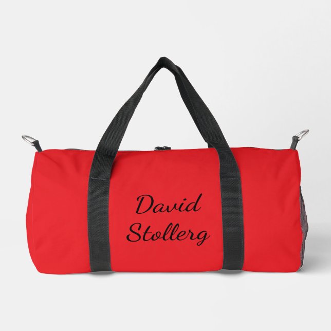 Sac De Sport Red & Black Stylish  (Recto)