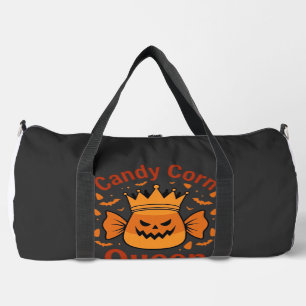 Sac De Sport Reine Candy Corn Couronne Halloween Chauves-souris