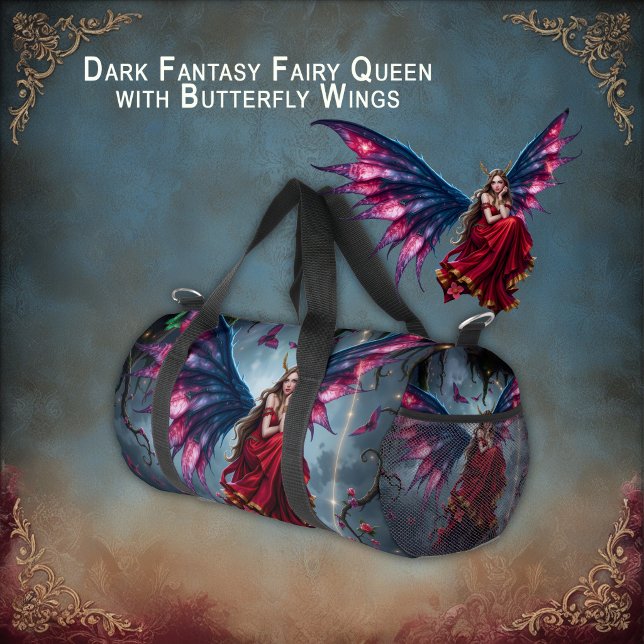 Sac De Sport Reine des fées de fantasy sombre avec des ailes de (Créateur téléchargé)
