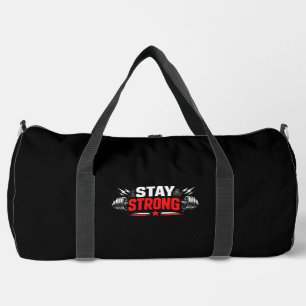 Sac De Sport Restez Fort Motivation Fitness Conception de salle