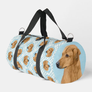 Sac De Sport Rhodesian Ridgeback Peinture Red Wheaten Chien Art