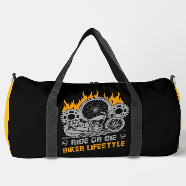 Sac De Sport Ride Or Die Biker Lifestyle (Recto)