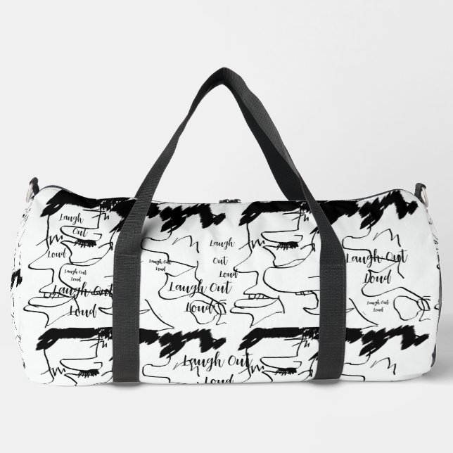 Sac De Sport Rire De Basket-Ball Football Soccer (Recto)