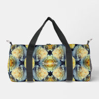 Rose Jaune Gouttes de Pluie Motif Floral Personnal