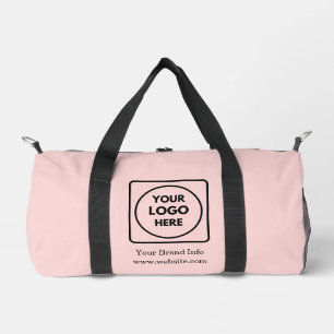 Sac De Sport Rose Pâle Logo d'entreprise personnalisé Profess
