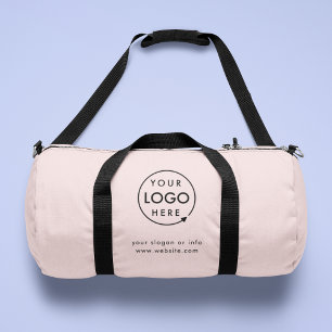 Sac De Sport Rose pâle   Logo Professionnel