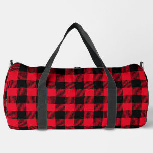 Sac De Sport rouge rouge rouge rustique lancer oreiller